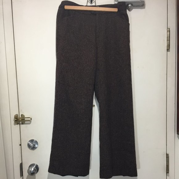 COMRAGS WIDE LEG WOOL PANTS SIZE M - Picture 1 of 7